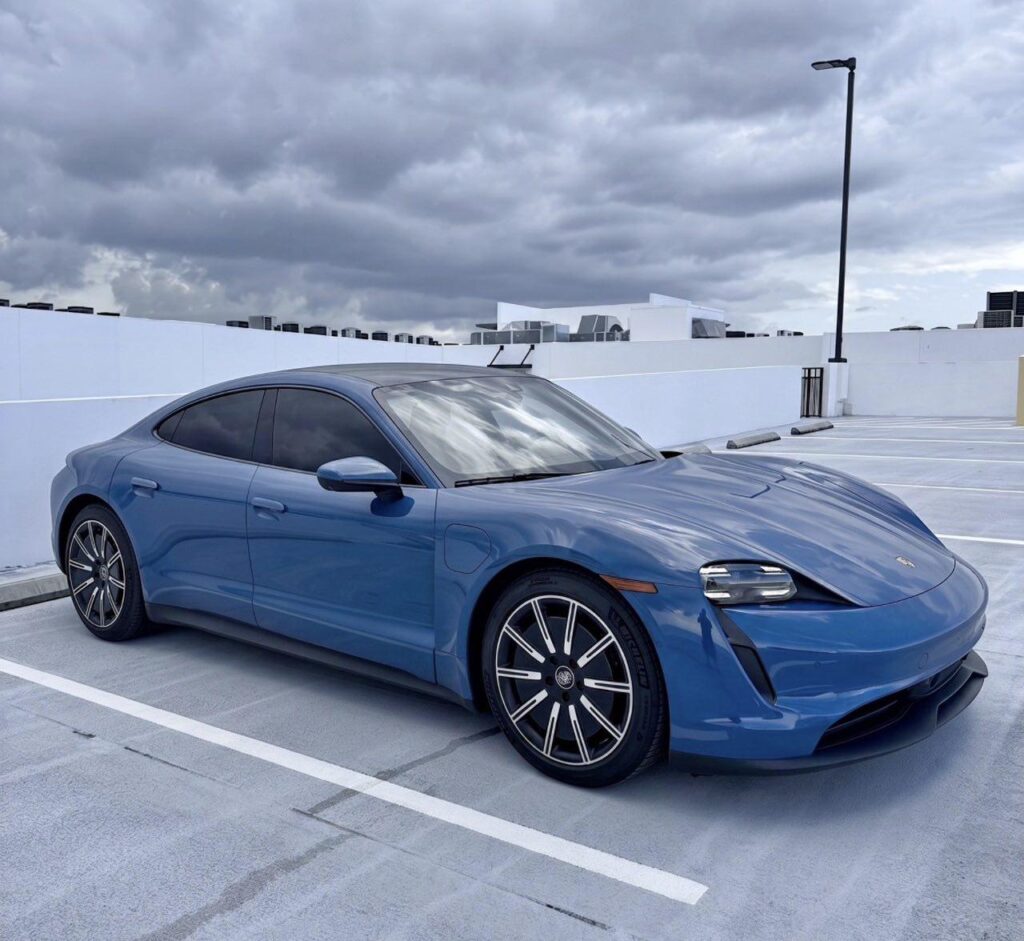 2022 Porsche Taycan RWD — Neptune Blue